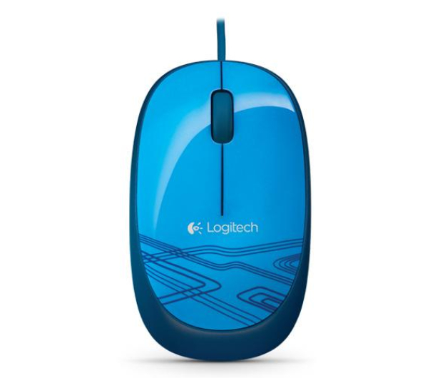 Logitech M105 niebieska USB - 81633 - zdjęcie 3